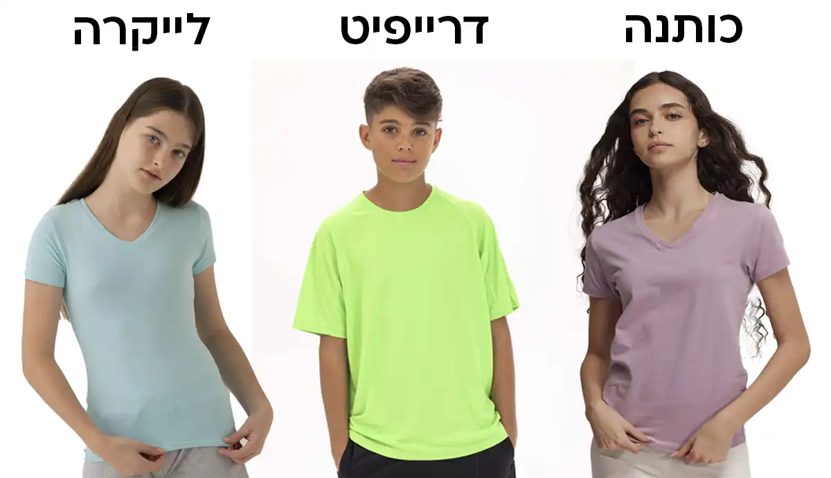 השוואת סוגי בד בחולצות בית ספר – תלבושת בית ספר לבנים ובנות